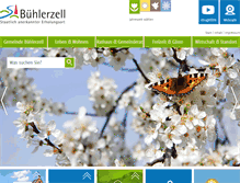 Tablet Screenshot of buehlerzell.de